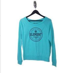 Teal Element Long Sleeved T-shirt